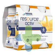 Nestle' It.(healthcare Nu.) Resource Activ Van Trop4x200ml
