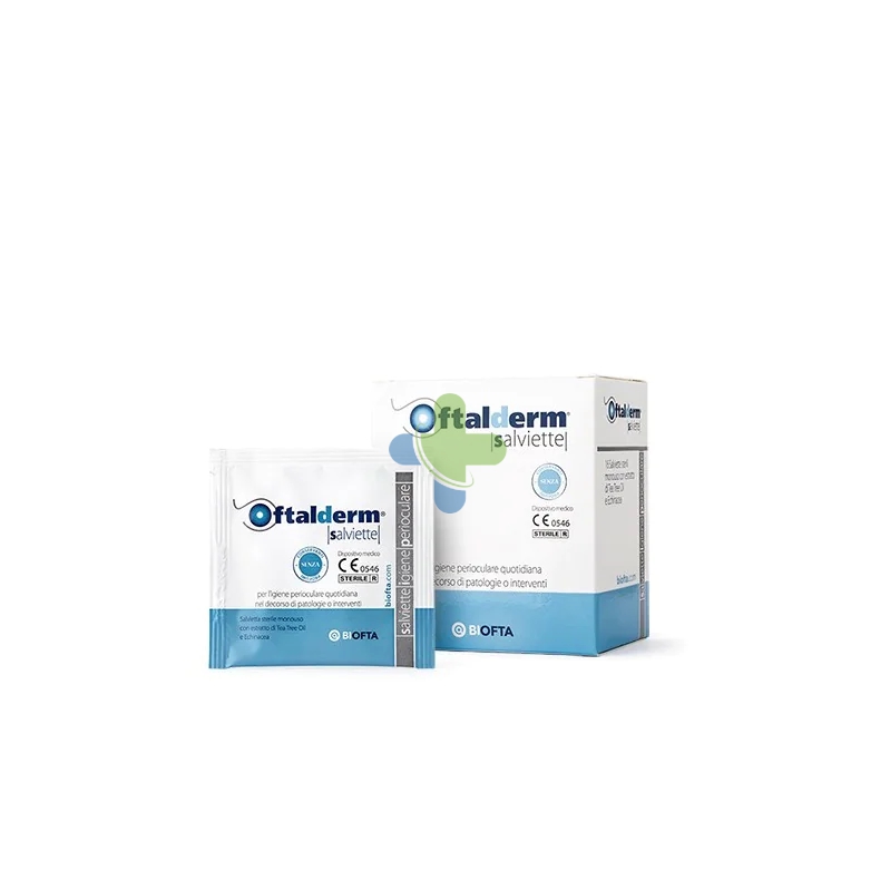 Biodue Oftalderm Salviette Steril16pz