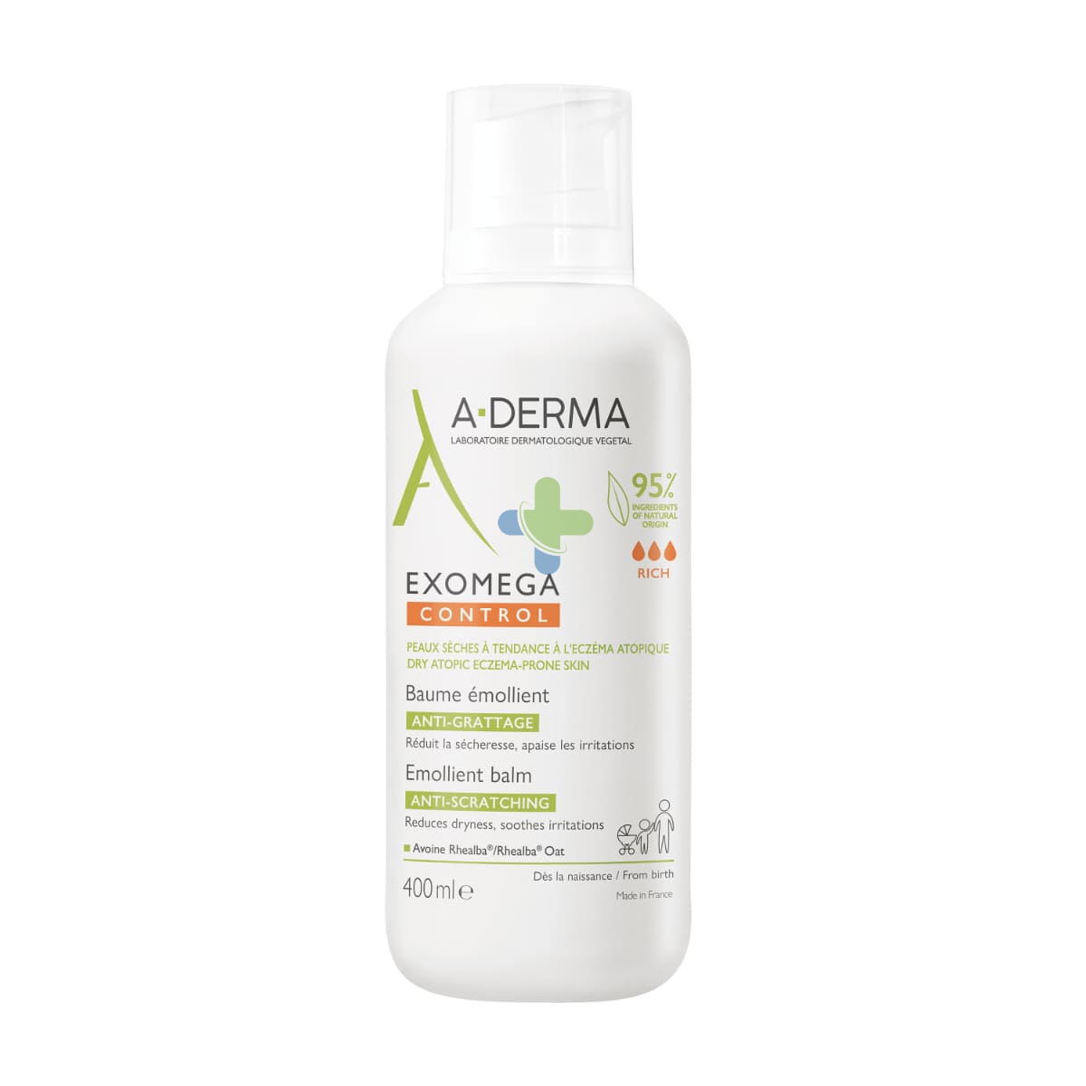 Aderma (pierre Fabre It.) Exomega Control Bals Emol400ml