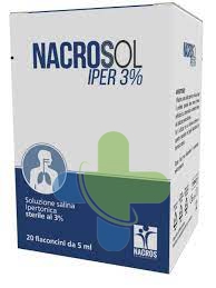 Nacrosol Iper 3% 20f Fisiol5ml