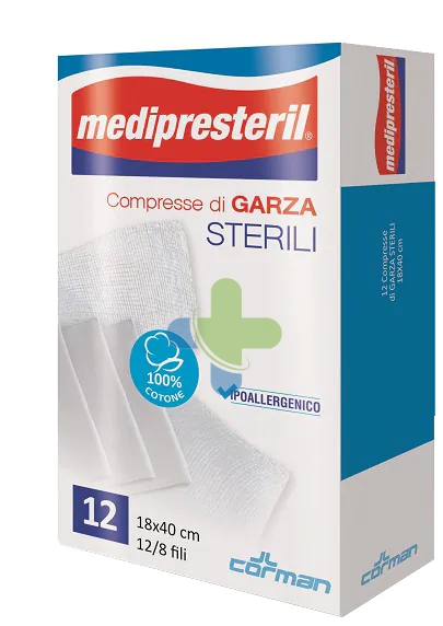 Corman Garza Medipresteril 12/8 18x40