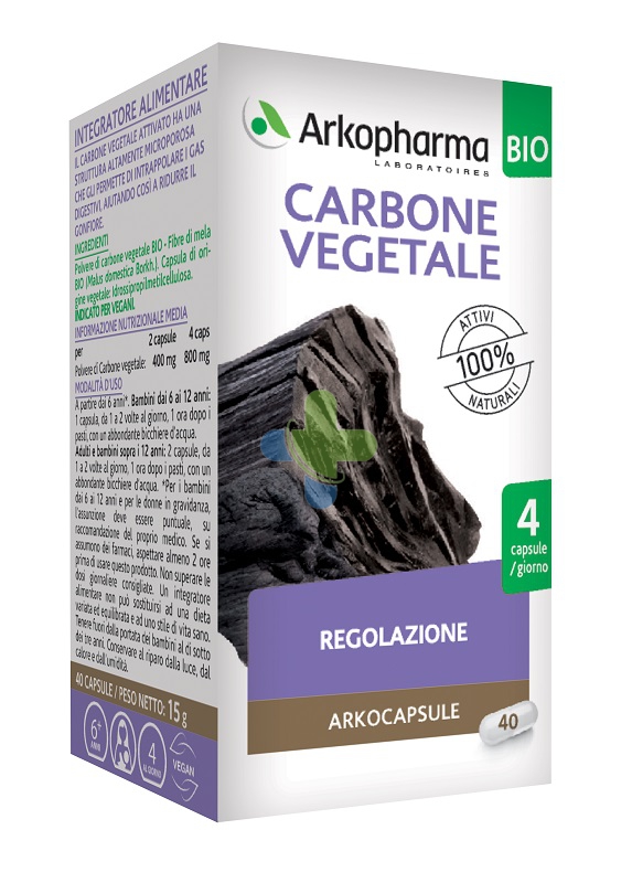 Arkofarm Arkocps Carbone Veg Bio 40cps