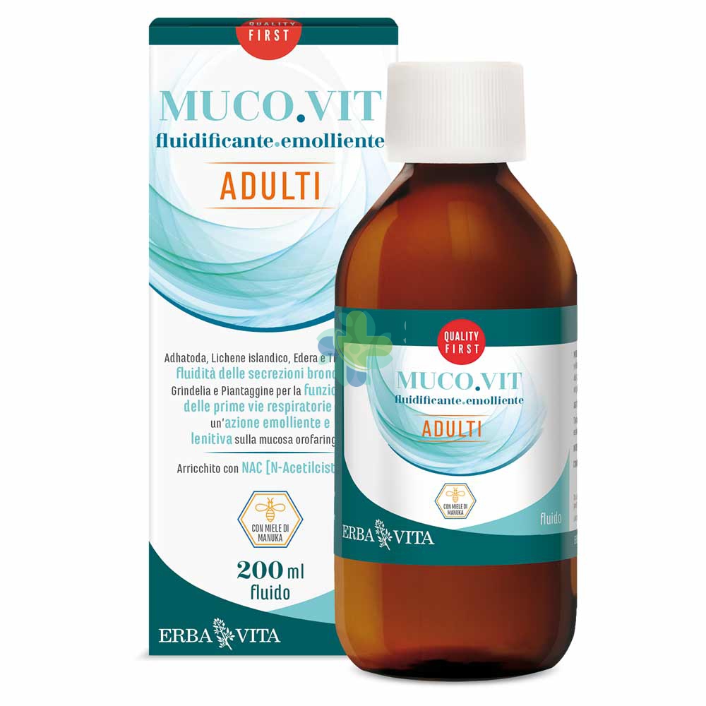 Erba Vita Group Mucovit Fluido Adulti 200ml