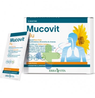 Erba Vita Group Mucovit Influ 12bust