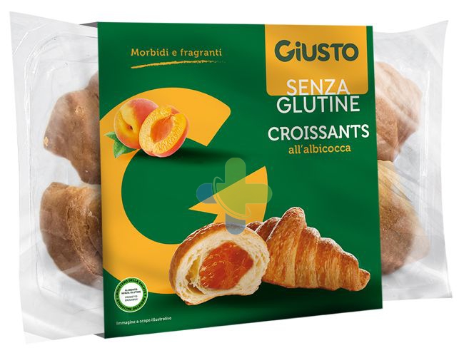 Giusto S/g Croissant Alb 4x80g