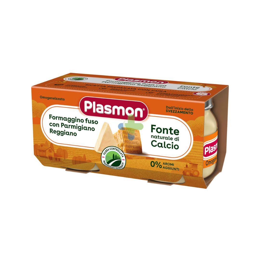Plasmon Omogeneizzato al Formaggino fuso con Parmigiano Reggiano 80gx2pz