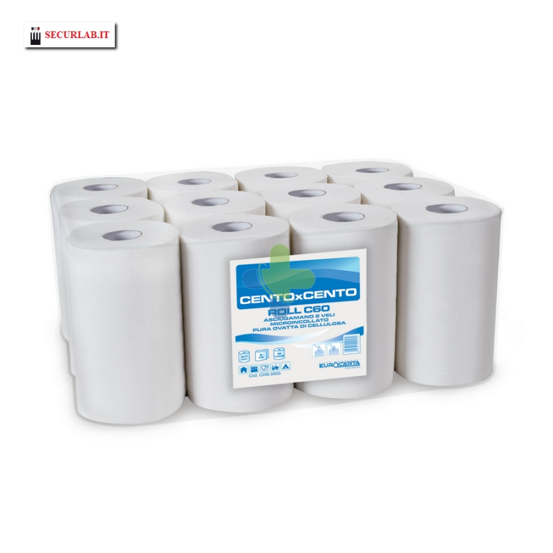 Safety Asciugamani In Rotolo 12pz