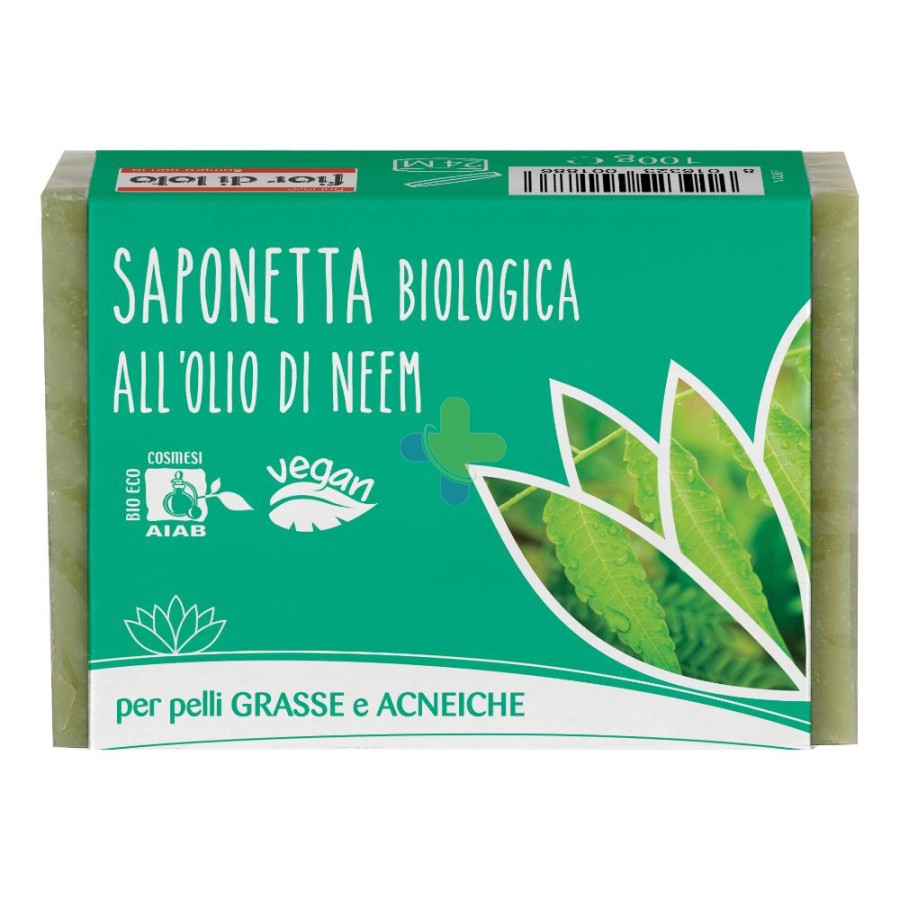 Biotobio Fior Di Loto Saponetta Ol Neem