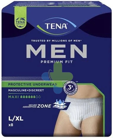 Essity Italy Tena Men Prem Fit Liv4 L/xl 8p
