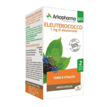 Arkofarm Arkocps Eleuterococco Bio40cps