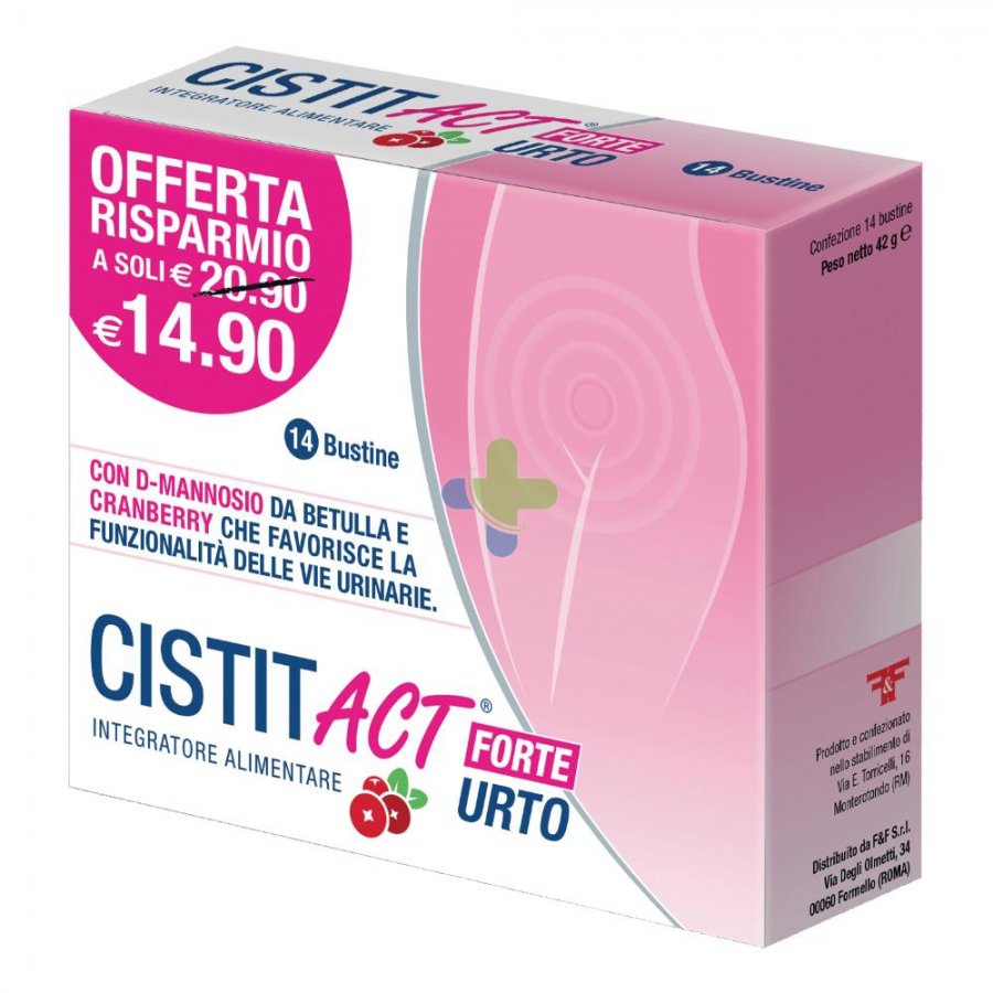 F&f Cistit Act Forte Urto 14bust