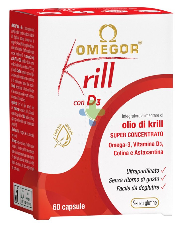 U.g.a. Nutraceuticals Omegor Krill D3 60cps