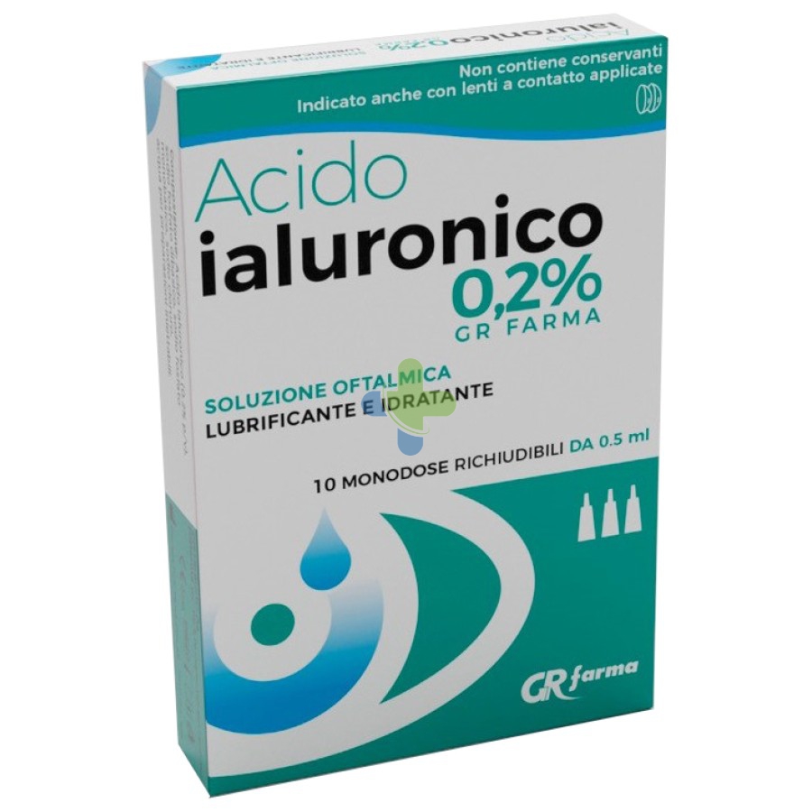 Gr Farma Acido Ialuronico 0,2% Sol Oft
